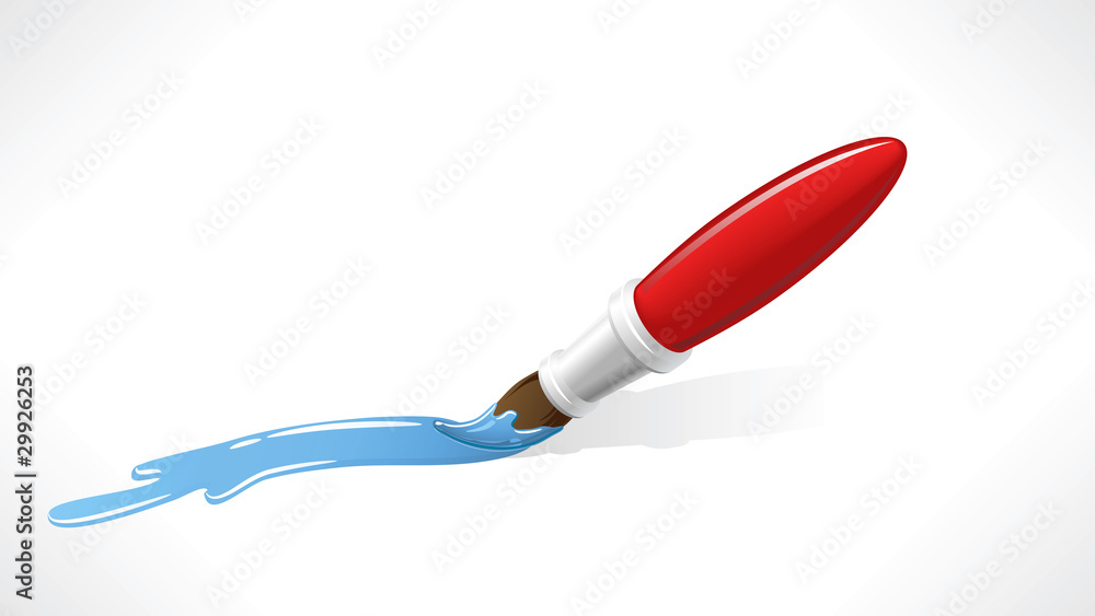 A paintbrush painting A paintbrush painting