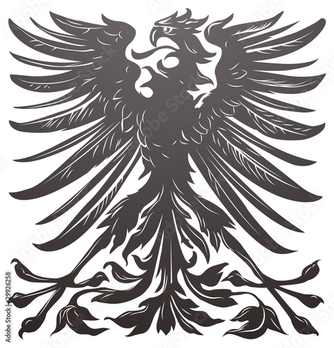 Imperial eagle design element