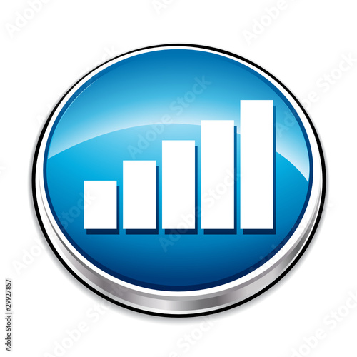Blue diagram or sound volume button