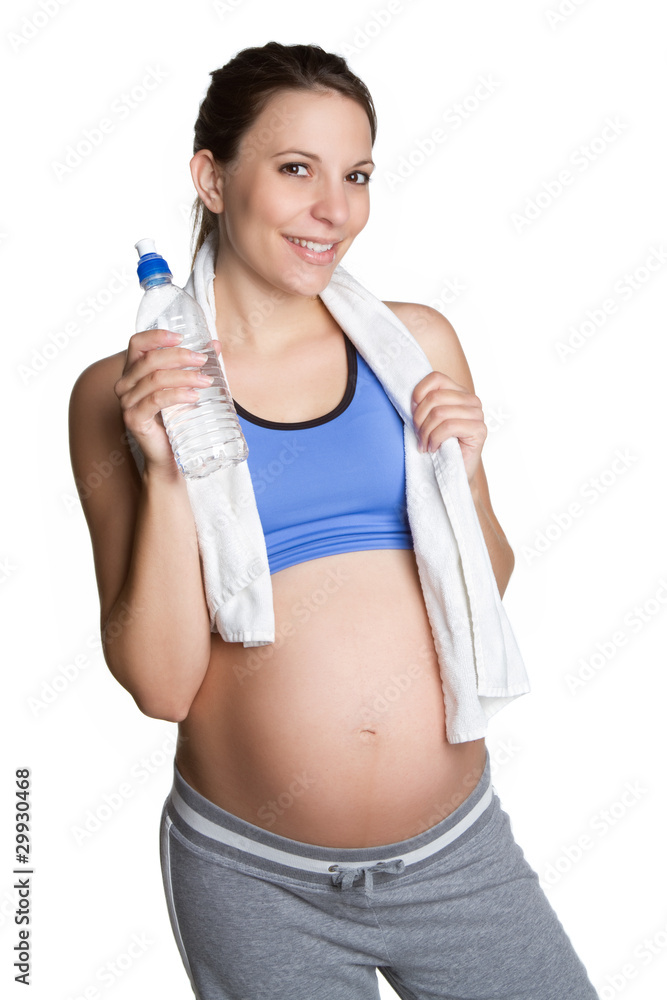 Pregnant Fitness Woman Pregnant Fitness Woman