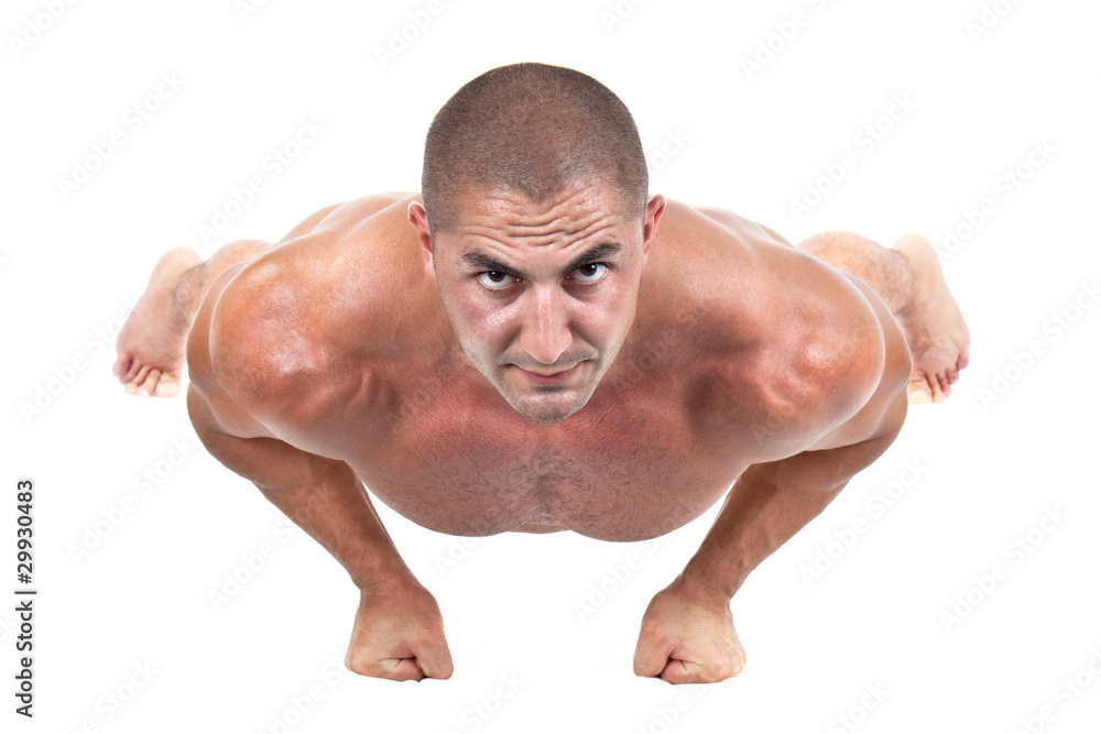 Man doing exercise Man doing exercise