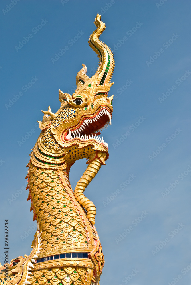 king of naga with blue sky king of naga with blue sky