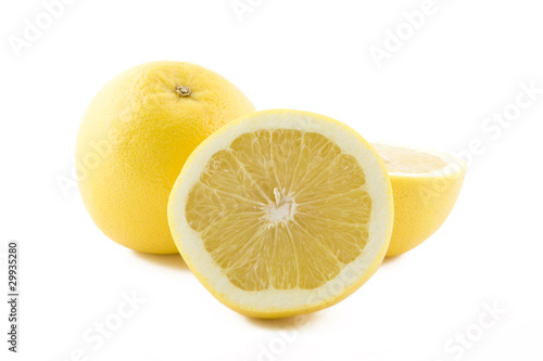 White grapefruits