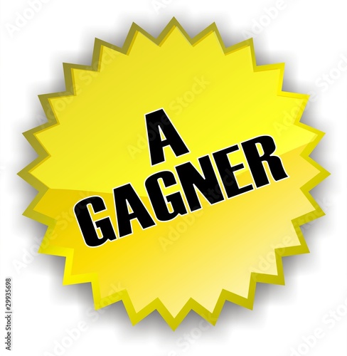 étiquette à gagner