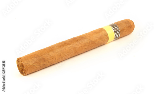 Cuban cigar (no logo visible)