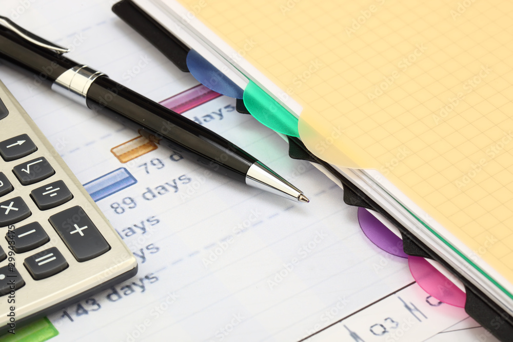 financial charts and graphs on the table financial charts and graphs on the table