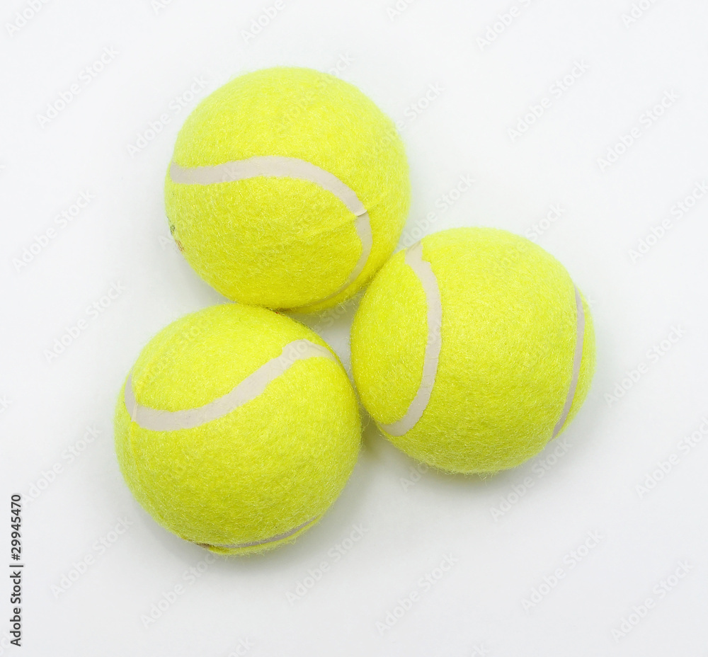 Three Tennis Balls