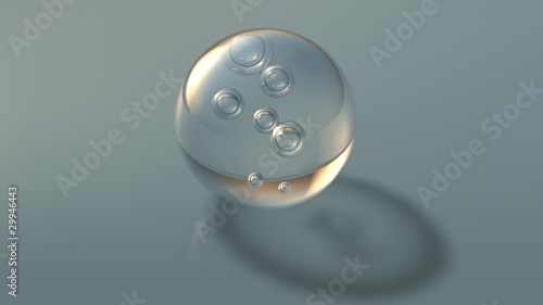 Fototapeta Naklejka Na Ścianę i Meble -  sphère transparente