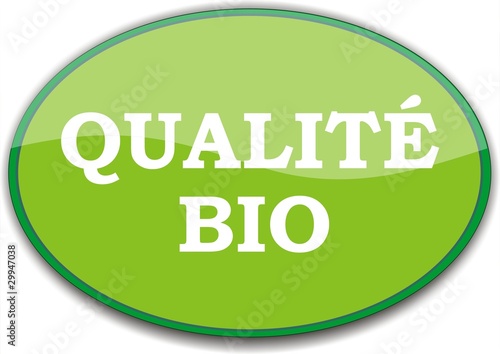 bouton qualité bio