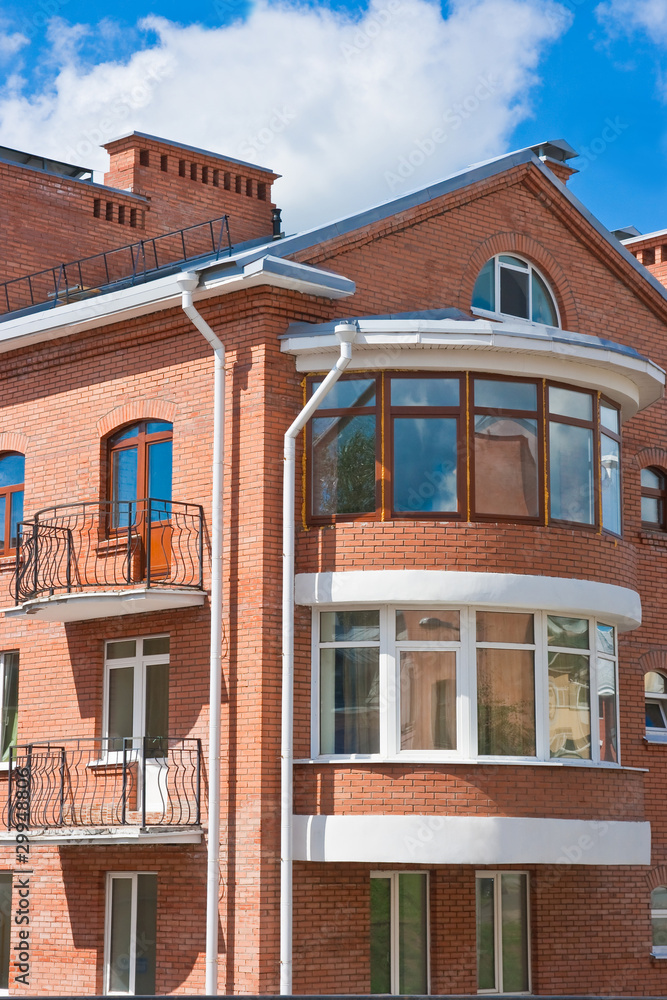 Obraz premium Modern urban building closeup