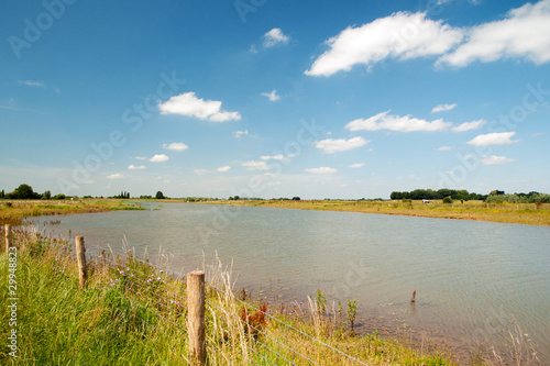 River landscape in Holland