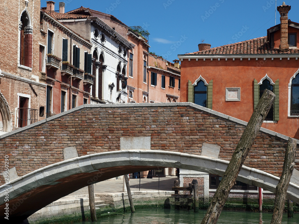 .Ponte Marcello over Rio del Malcanton, Venice