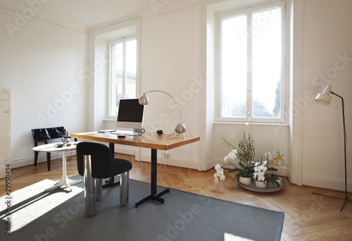 ufficio in casa, interno photo
