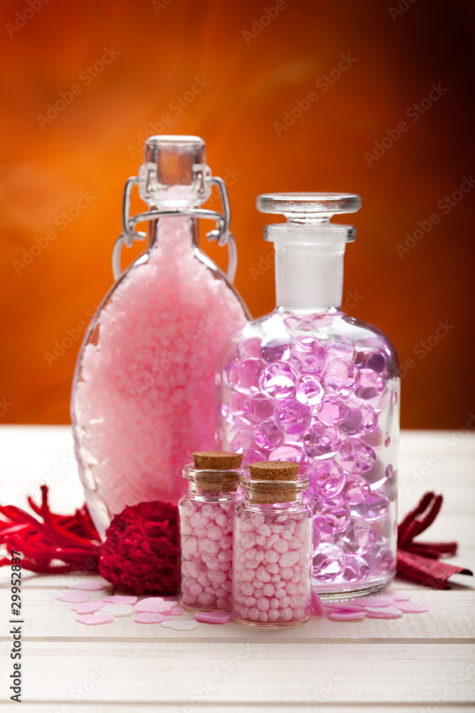 Aromatherapy - pink minerals for Spa Aromatherapy - pink minerals for Spa