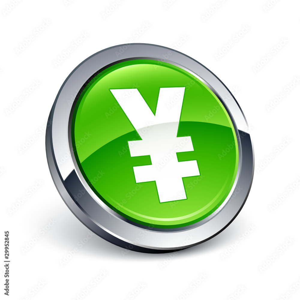 icône bouton internet yen icône bouton internet yen