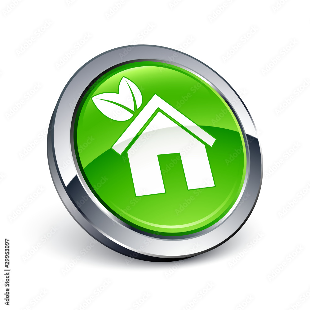 icône bouton internet maison écologie icône bouton internet maison écologie