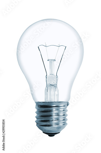 Light bulb isolated on a white backgronud