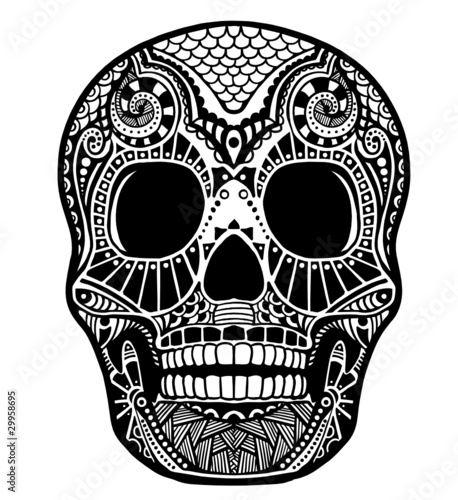 skull ornament