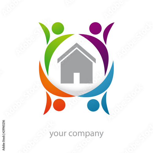 logo entreprise, habitat