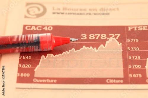 Analyzing the french stock market