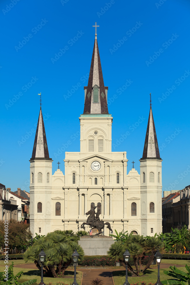 Saint Louis Cathedral in New Orleans French Quarter