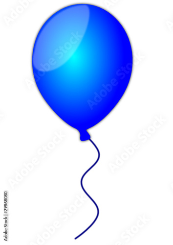 blauer Luftballon