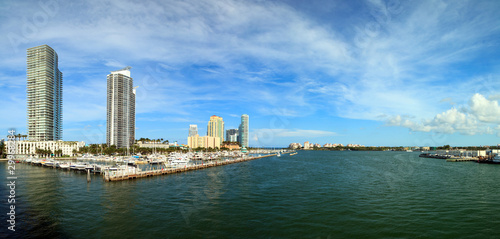 South Beach Miami Intracoastal Panorama © Fotoluminate LLC