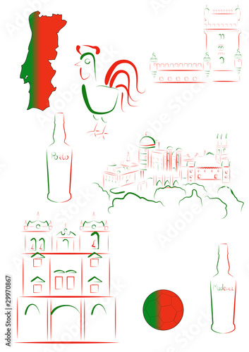 Portugal sights and symbols