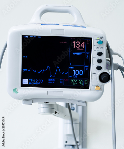 Moniteur de contrôle respiratoire de bloc opératoire