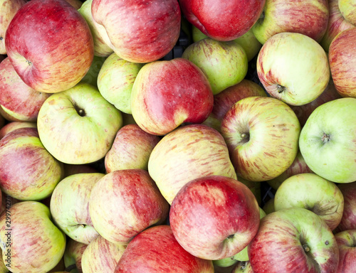 Fresh apples background - can be used as wallpaper