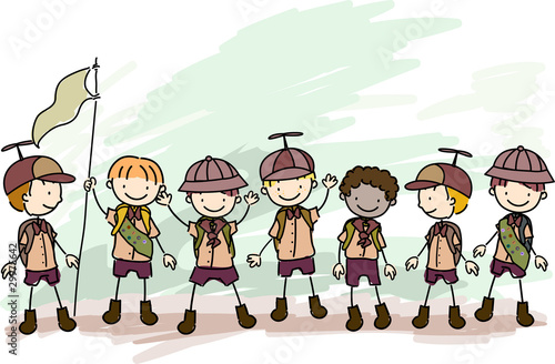 Boy Scouts Doodle photo