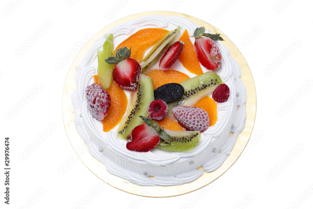 Mixed Fruit Cream Cake Mixed Fruit Cream Cake