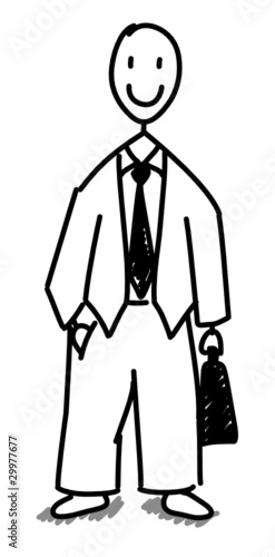 Homme d'affaire sympathique