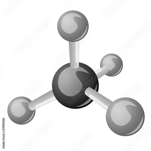 Methane molecule