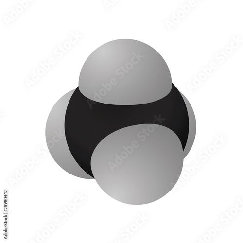 Methane molecule