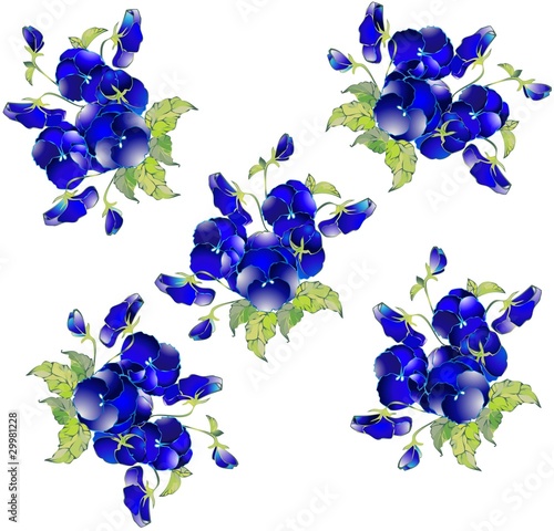 Seamless background from a flowers ornament