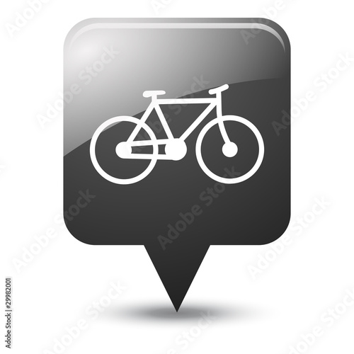Symbole glossy vectoriel vélo 02