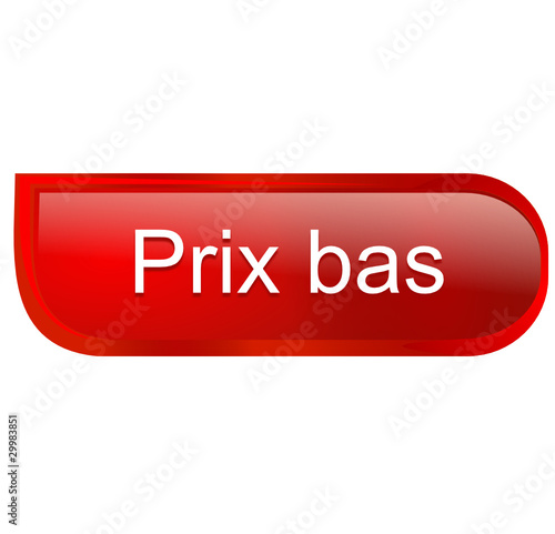 prix bas sur bouton design rouge