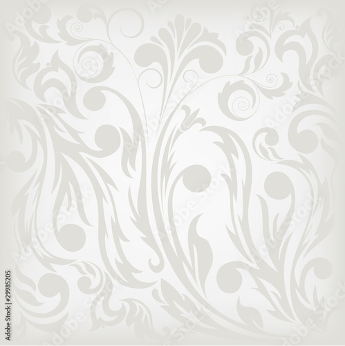 gray floral background, which can be used as seamless
