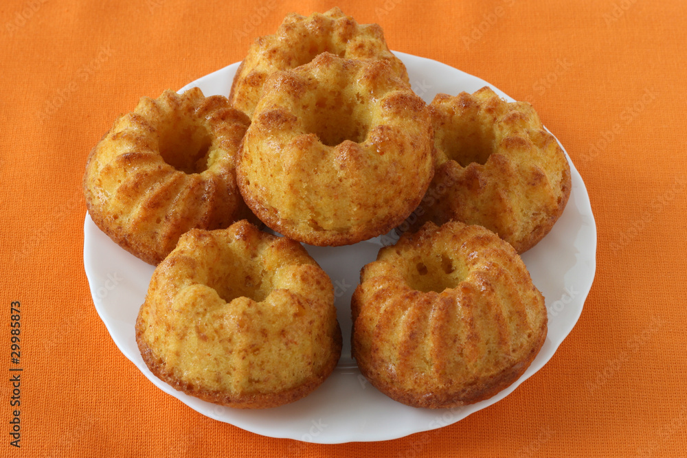 Orange cakes Orange cakes