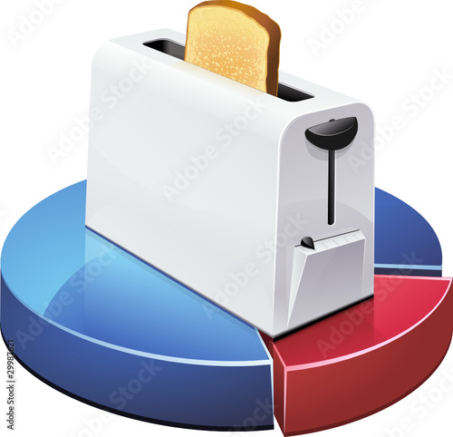 Statistiques sur le petit déjeuner (reflet)