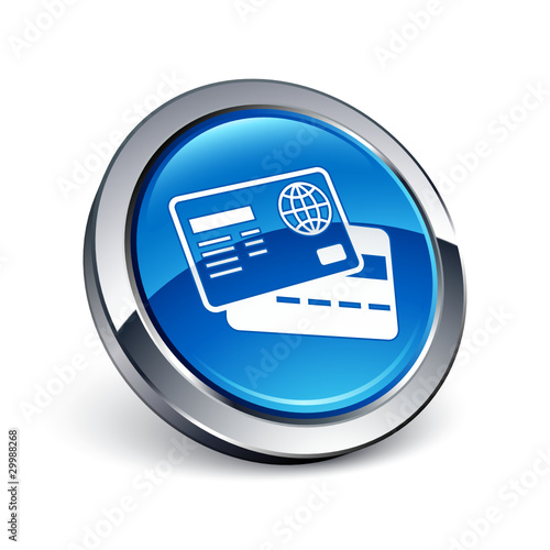 icône bouton internet carte bancaire