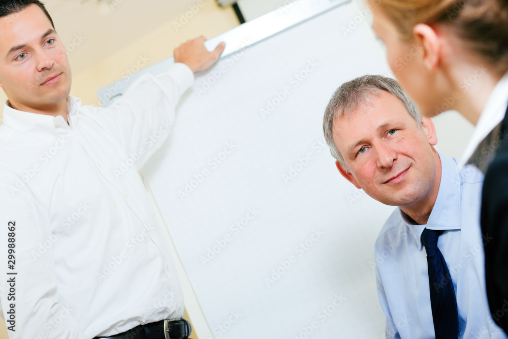 Obraz premium Business Präsentation im Meeting