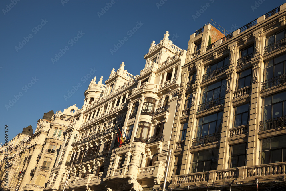 Buildings along Gran Via