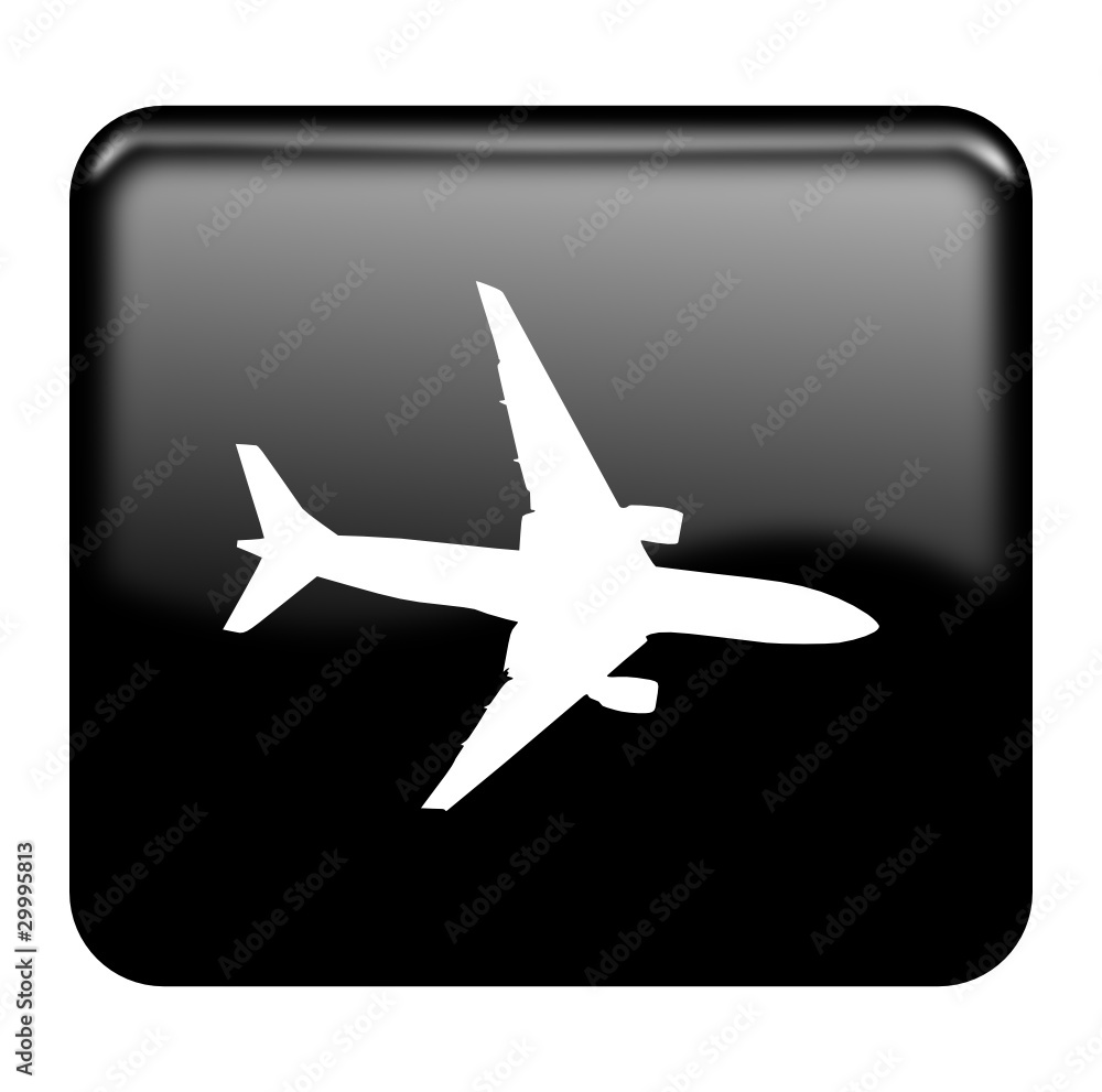 Fototapeta premium Airbus glossy icon