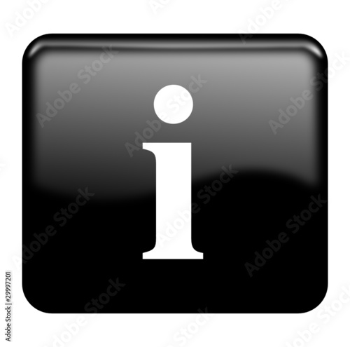 Info glossy icon