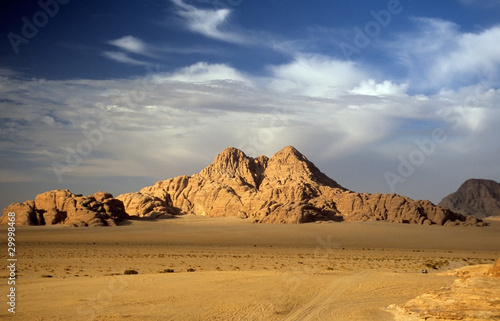Gebirge im Wadi Rum