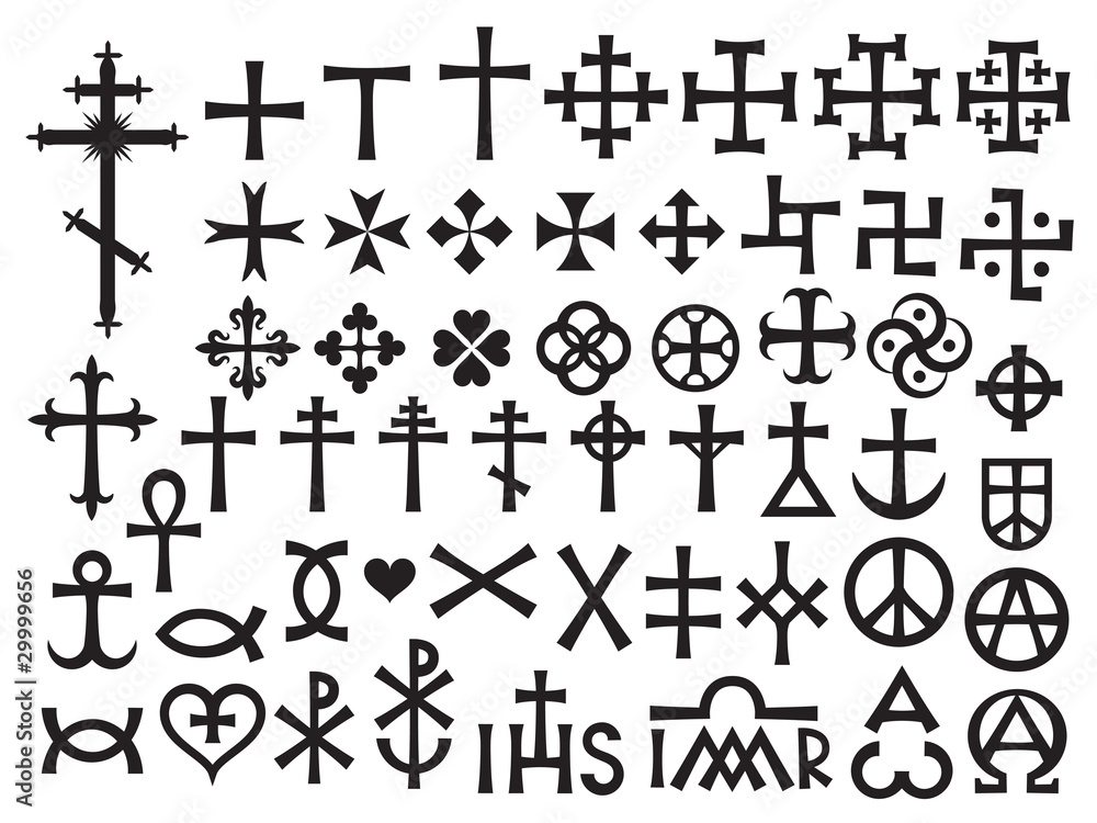 Heraldic Crosses and Christian Monograms Heraldic Crosses and Christian Monograms