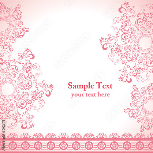 Abstract Decoration Frame