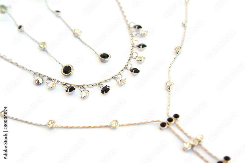 Fototapeta premium Necklace, bracelet and earrings